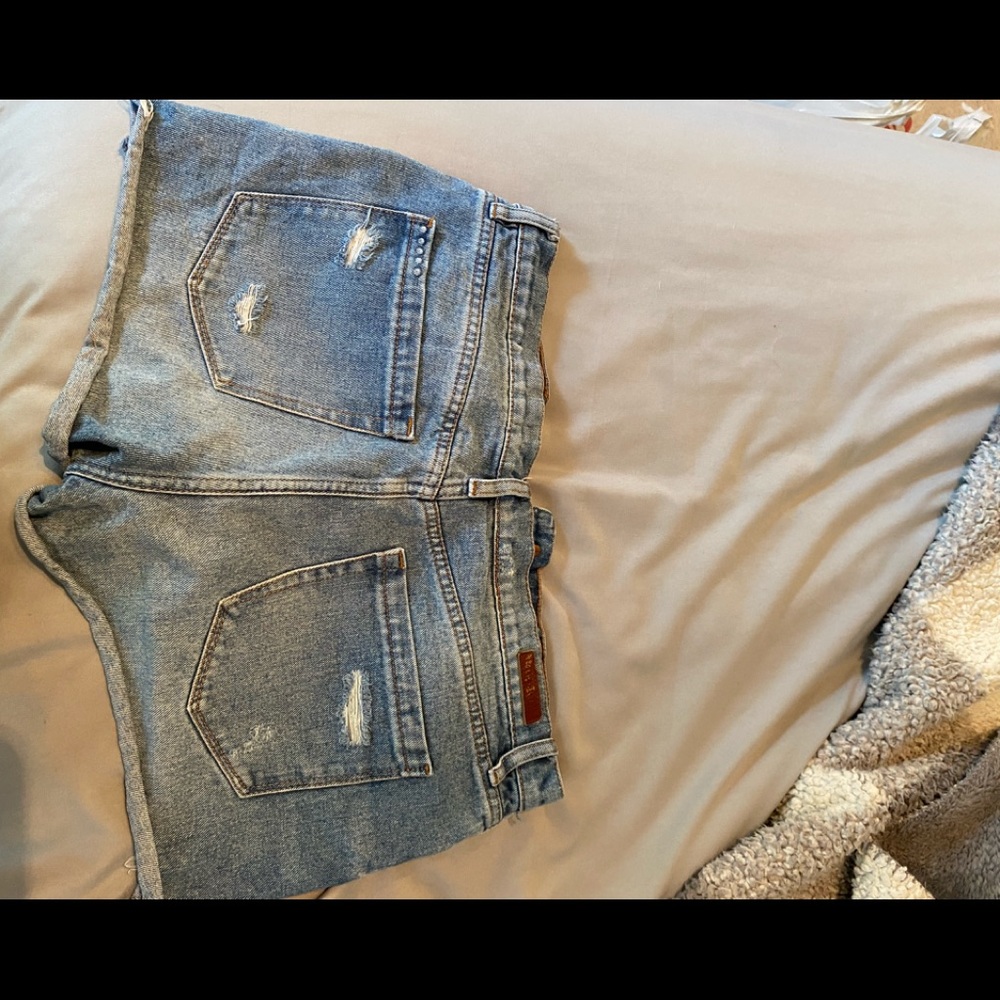 Denim shorts